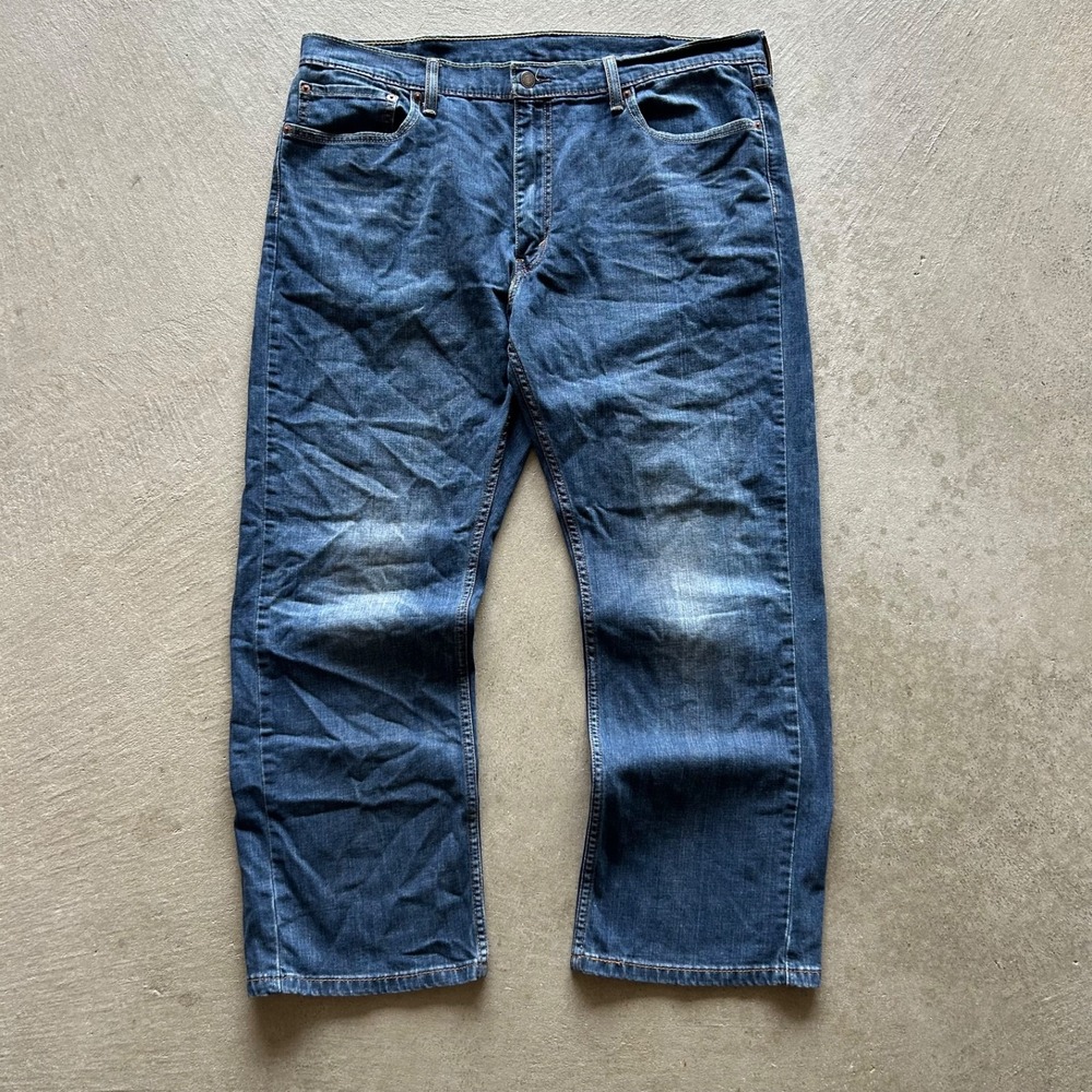 Levis 559 Jeans Size 40x30 Blue Medium Wash Denim Relaxed Straight Fit
